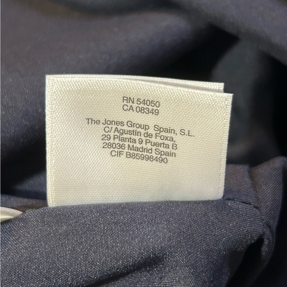 Jones New York Sleeveless Tri-Color Stretch Crepe Dress Tie Navy Size 6 NEW NWT - Picture 16 of 16